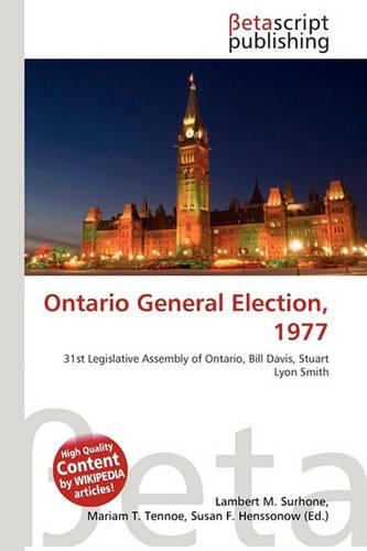 Ontario General Election, 1977
