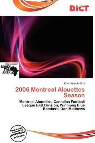 2006 Montreal Alouettes Season