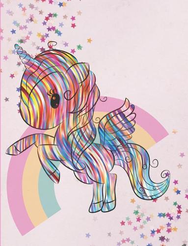 My rainbow unicorn notebook