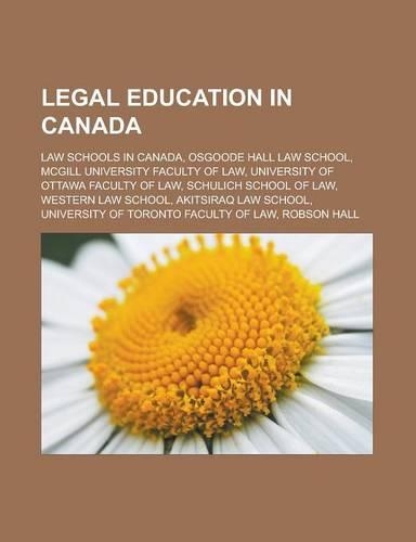 Legal Education in Canada