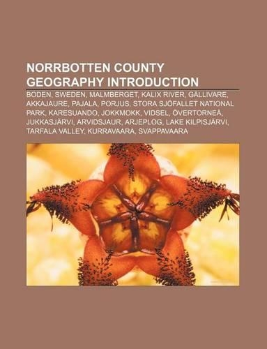 Norrbotten County Geography Introduction