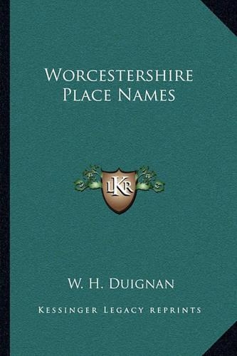 Worcestershire Place Names