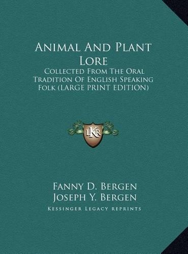 Animal and Plant Lore