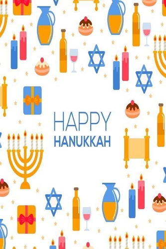 Happy Hanukkah: Versatile Hanukkah Holiday Notebook Journal Gift for Friends and Family