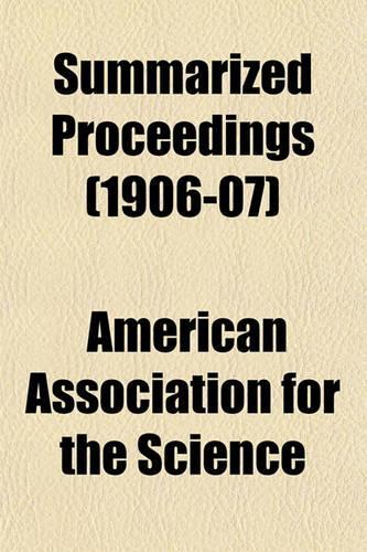 Summarized Proceedings (1906-07)