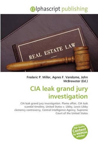 CIA Leak Grand Jury Investigation