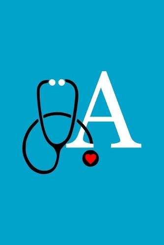 A Initial Monogram Stethoscope Journal