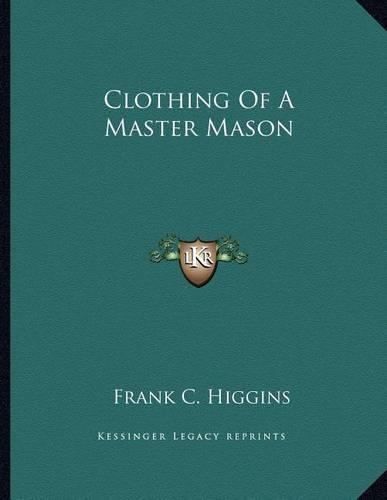 Clothing Of A Master Mason