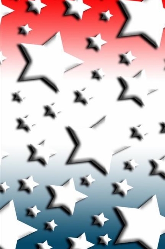 2020 Weekly Planner USA Flag Design Red White Blue Stripes 134 Pages