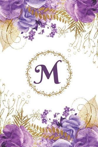 Plan on It Undated 12 Month Weekly Calendar Planner - Personalized Letter M