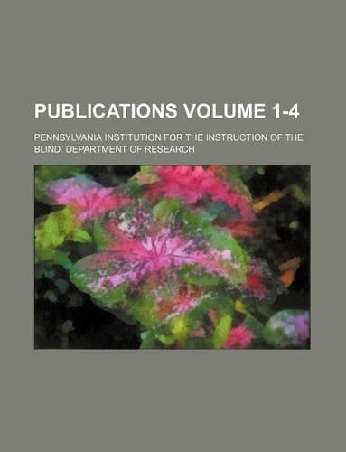 Publications Volume 1-4