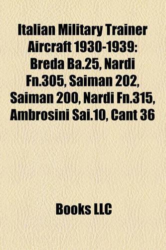 Italian Military Trainer Aircraft 1930-1939