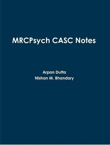 MRCPsych CASC Notes