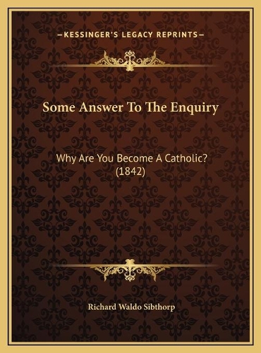 Some Answer To The Enquiry