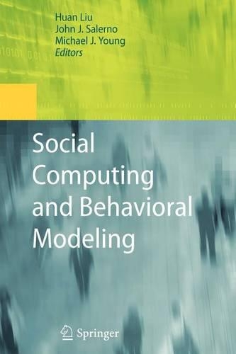 Social Computing and Behavioral Modeling