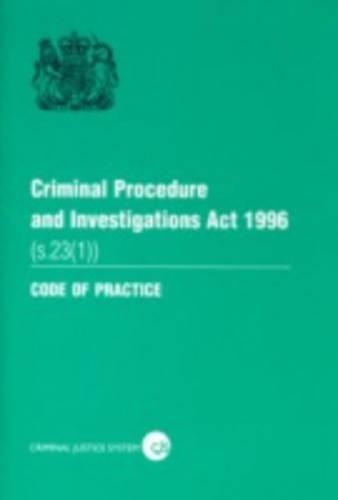Criminal Procedure and Investigations Act 1996 (s. 23 (1))