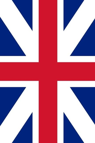 United Kingdom: 6x9 5x5 English Notebook 120 Pages Graph Composition Notebook Daily Graph Grid notebook to Draw, Language Practice British Flag Cover Matte College (3 English)