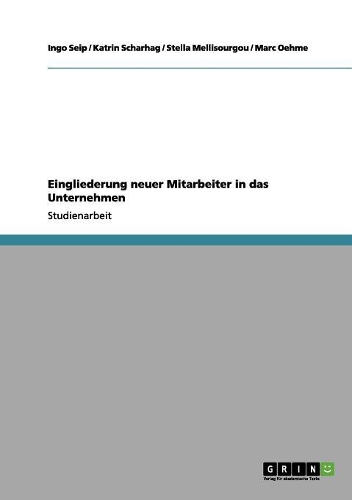 Eingliederung neuer Mitarbeiter in das Unternehmen