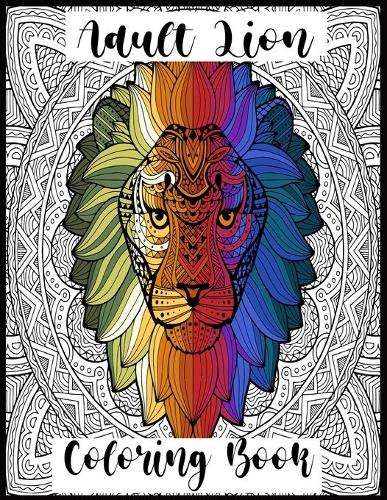 Adult Lion Coloring Book