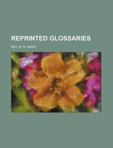 Reprinted Glossaries