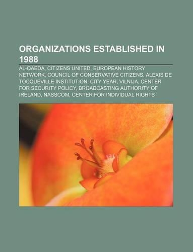 Organizations Established in 1988