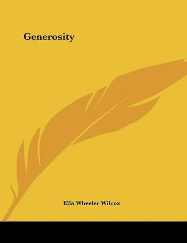Generosity