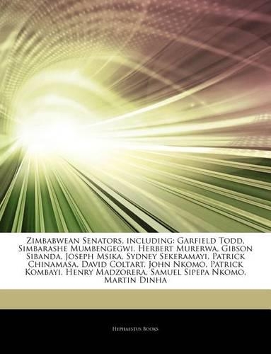Articles on Zimbabwean Senators, Including