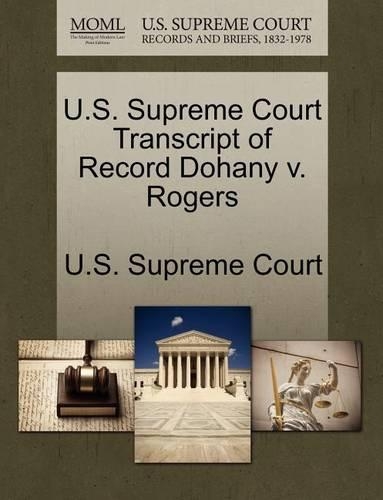 U.S. Supreme Court Transcript of Record Dohany V. Rogers