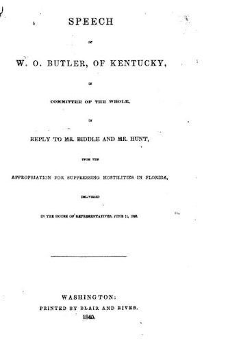 Speech of W. O. Butler, of Kentucky: (English)