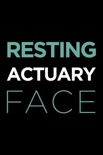 Resting Actuary Face: Blank Lined Office Humor Themed Journal and Notebook to Write In: With a Practical and Versatile Wide Rule Interior