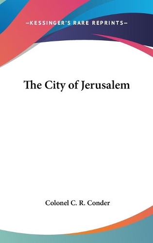 The City of Jerusalem: (English)