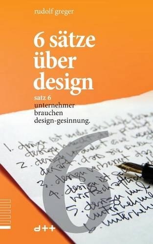 6 sätze über design