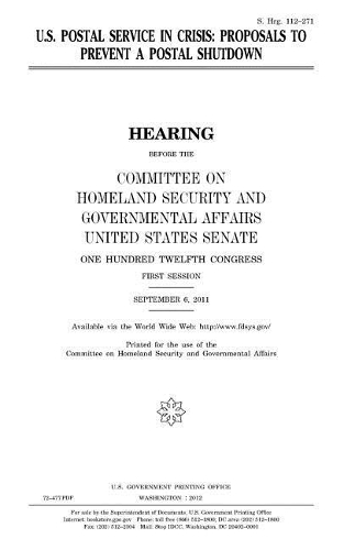 U.S. Postal Service in Crisis