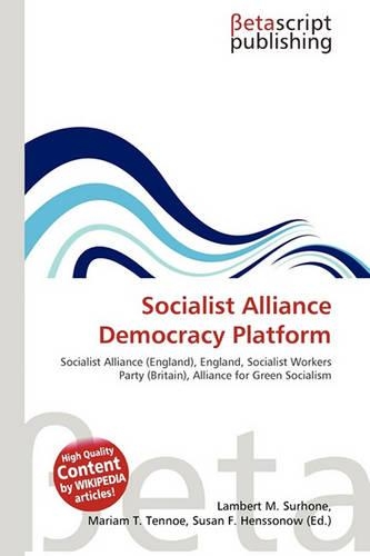Socialist Alliance Democracy Platform