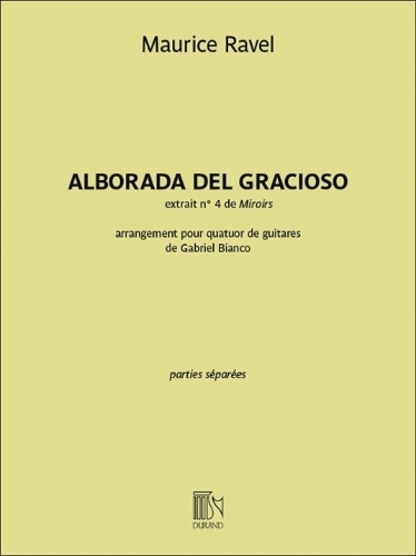 Alborada del Gracioso: Arranged for Guitar Quartet Parts