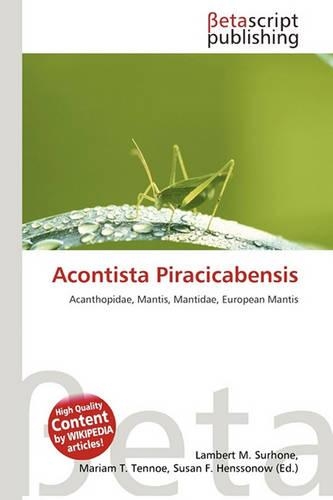 Acontista Piracicabensis