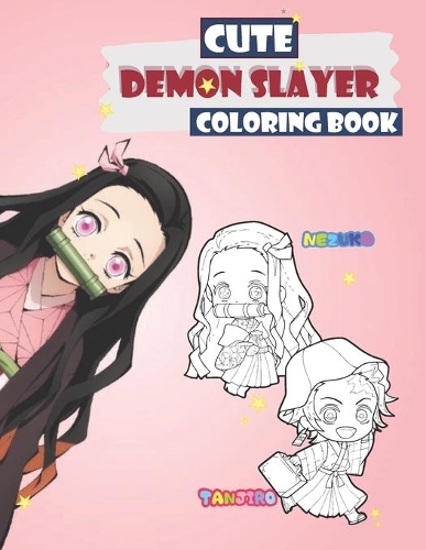cute coloring book: demon slayer Anime gift for kids doth girls and boys 3-8