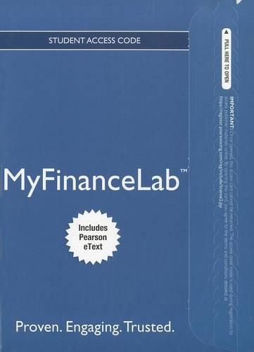 NEW MyFinanceLab with Pearson eText -- Access Card -- for Fundamentals of Corporate Finance
