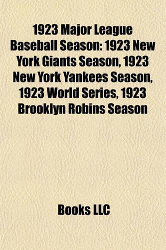 1923 Major League Baseball Season