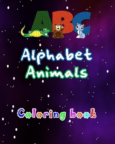 ABC Alphabet Animals Coloring Book
