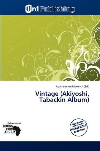 Vintage (Akiyoshi, Tabackin Album): (English)