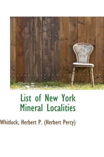 List of New York Mineral Localities