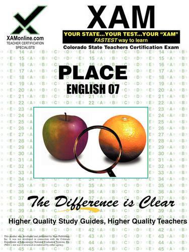 Place English 07 Teacher Certification Test Prep Study Guide