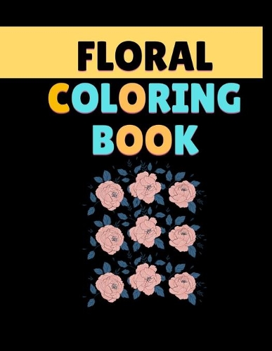 floral coloring book