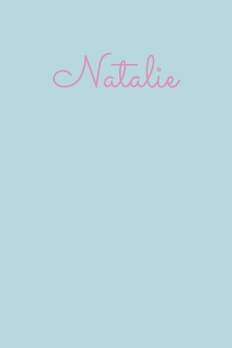 Natalie: Cute Small Personalized Dot Grid Notebook