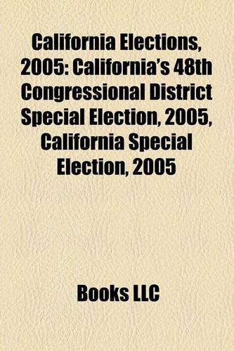 California Elections, 2005