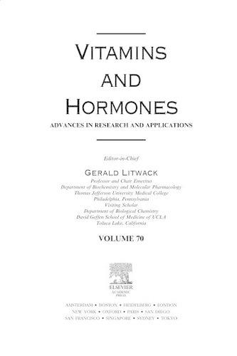 Vitamins and Hormones