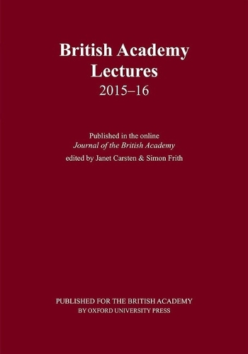British Academy Lectures, 2015-16
