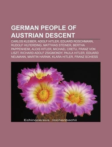 German People of Austrian Descent