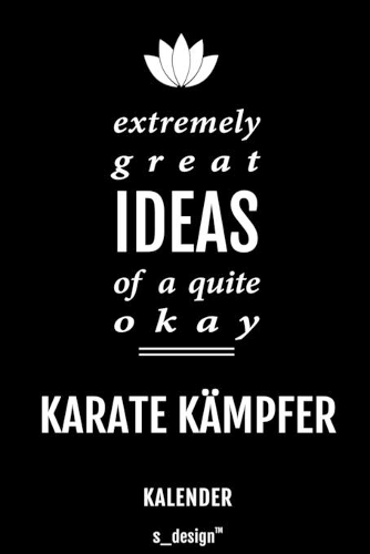 Kalender für Karate Kämpfer